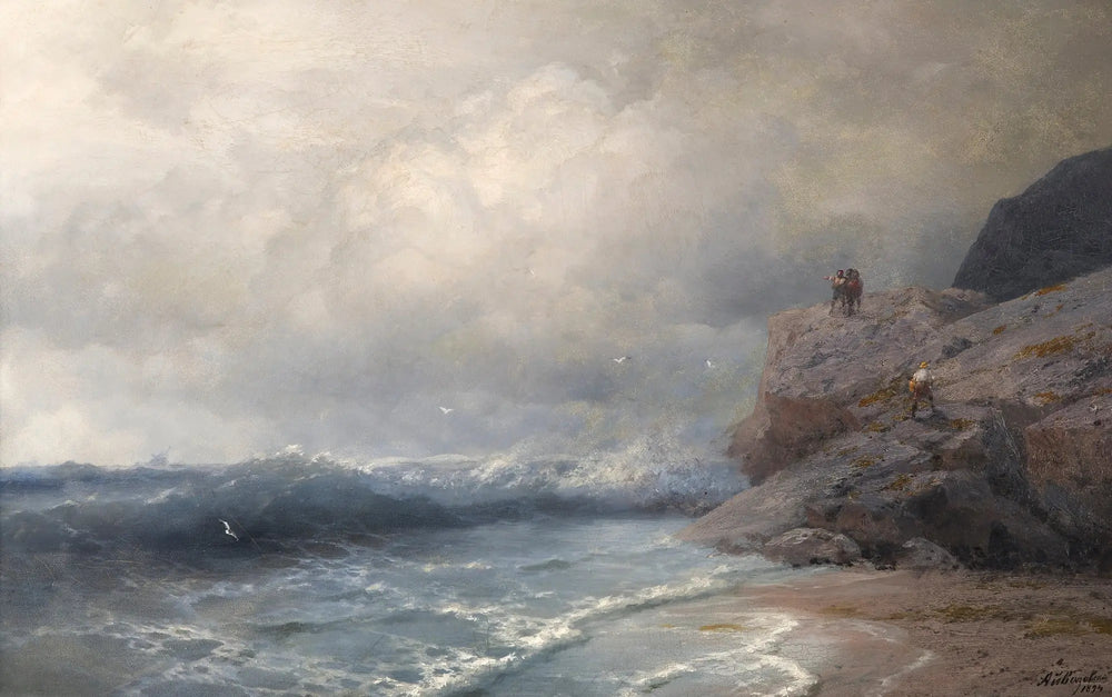 Un navire en péril - Ivan Aïvazovski - Alpha Reproduction
