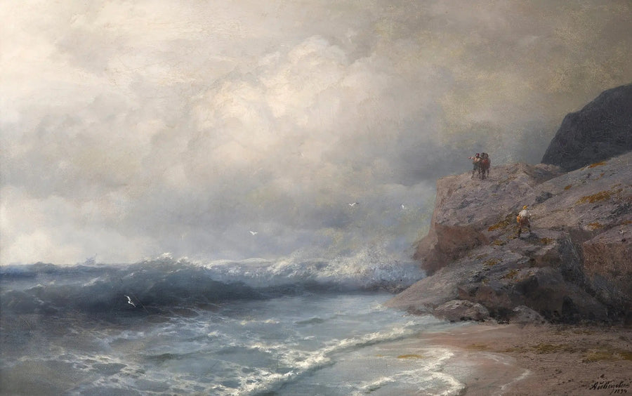 Hätäinen laiva - Ivan Aïvazovski