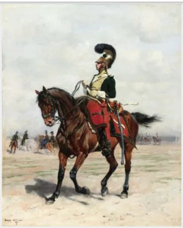 Ratsuväen upseeri - Édouard Detaille