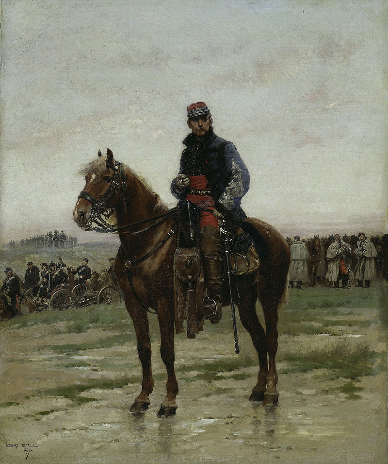 Ratsastava upseeri - Édouard Detaille