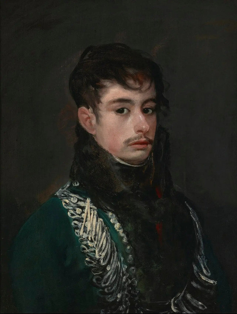 Upseeri (todennäköisesti Teban kreivi) - Francisco de Goya