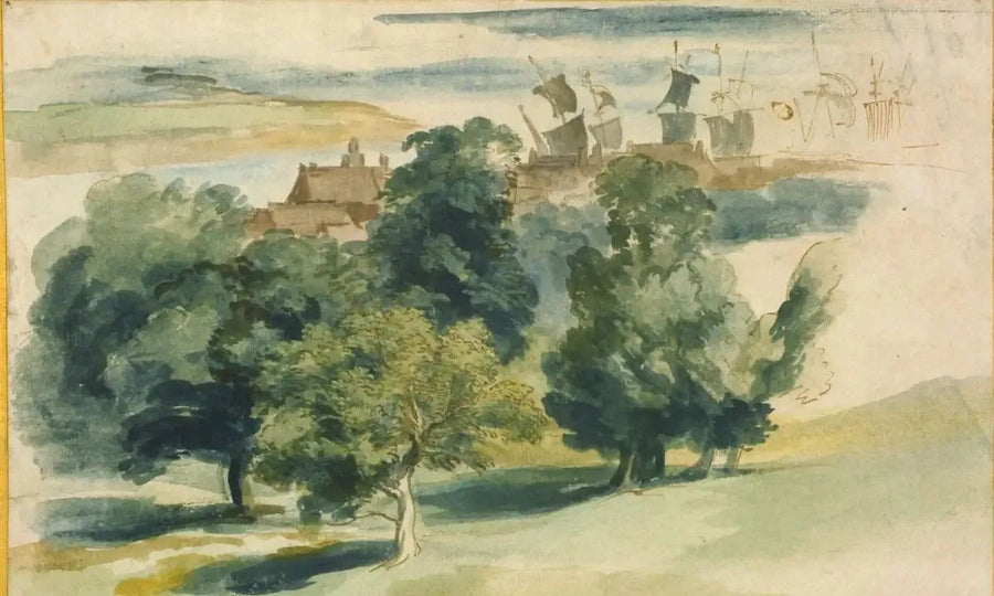 Englantilainen maisema - Antoine van Dyck