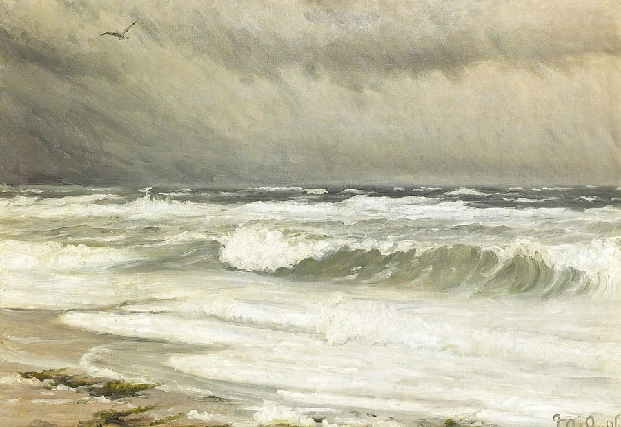 Rannikkomaisema Skagenissa. -Michael Peter Ancher