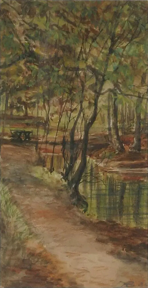 Odensenjoen maisema - H. A. Brendekilde