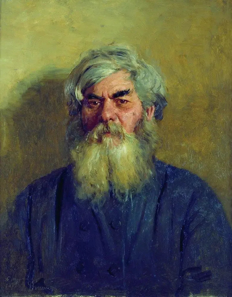 Maanviljelijä, jolla on huono silmä. - Ilya Repin