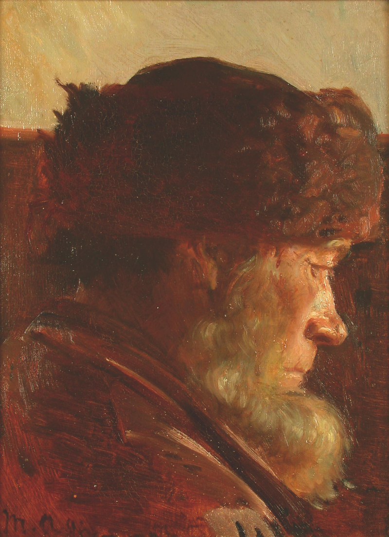 Parrakas kalastaja. -Michael Peter Ancher