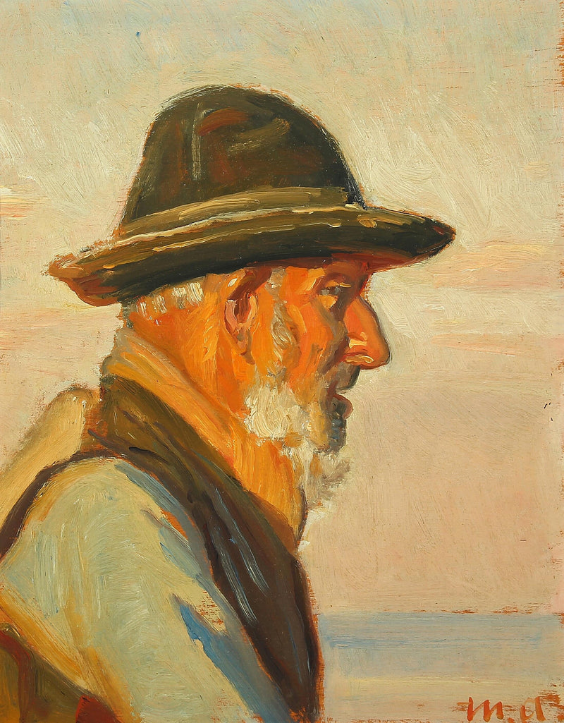 Skagenin kalastaja auringossa. -Michael Peter Ancher