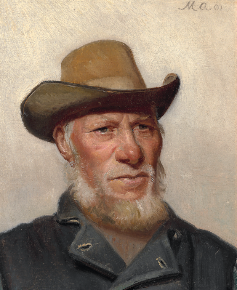 Kalastaja Skagenista. -Michael Peter Ancher