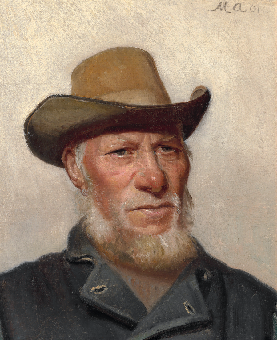 Kalastaja Skagenista. -Michael Peter Ancher