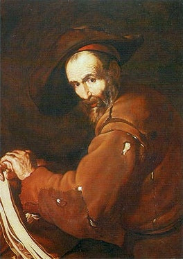 Un philosophe. - Jusepe de Ribera - Alpha Reproduction