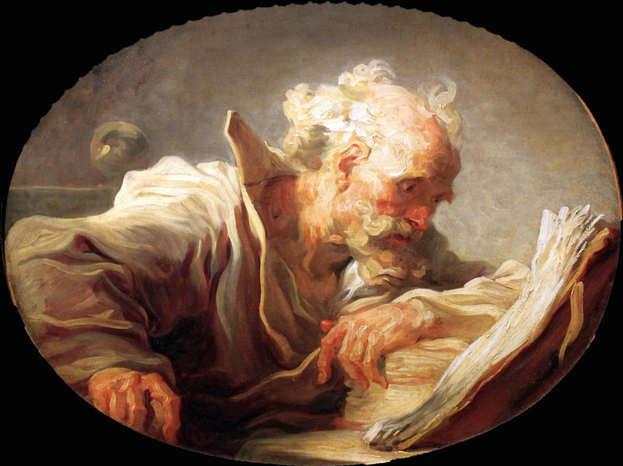 Filosofi lukemassa - Jean-Honoré Fragonard