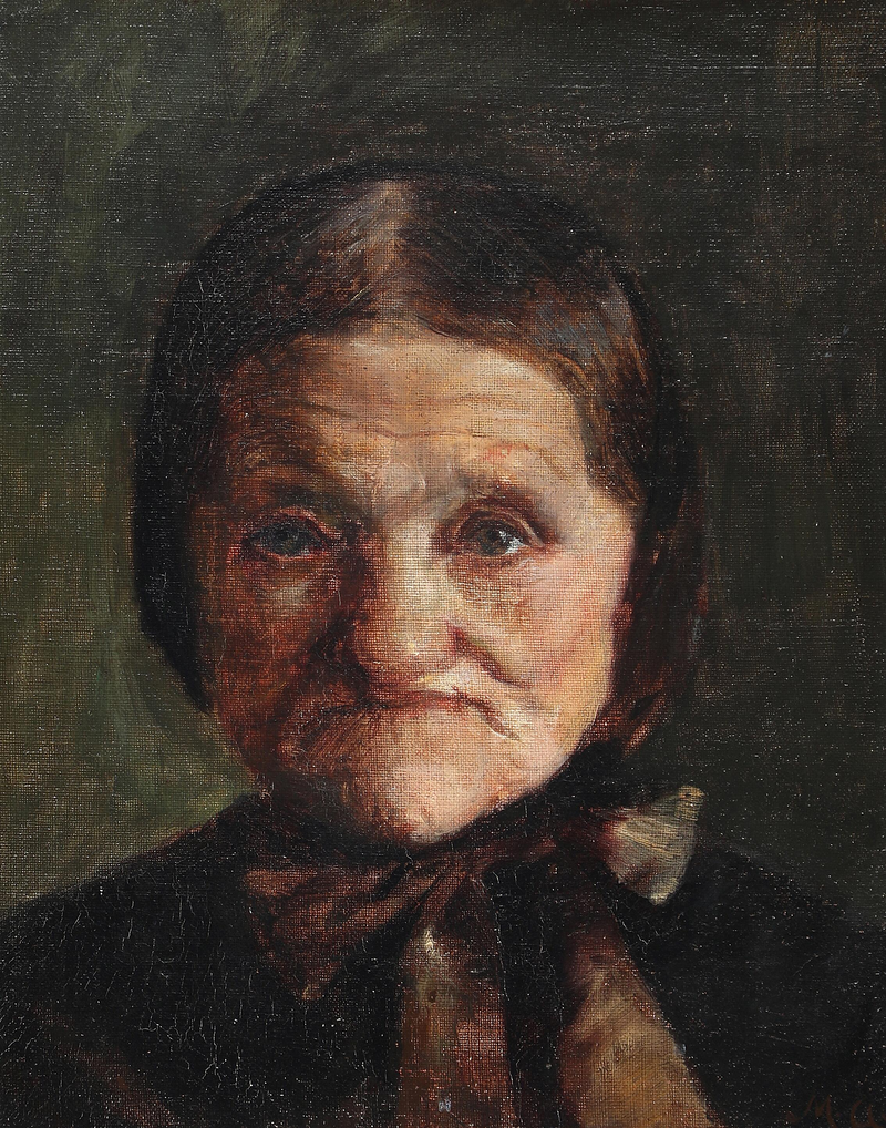 Muotokuva Maren Bollerhusista. -Michael Peter Ancher