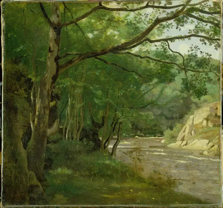 Morvanin rotko. Lormesin ympäristössä - Jean-Baptiste Camille Corot