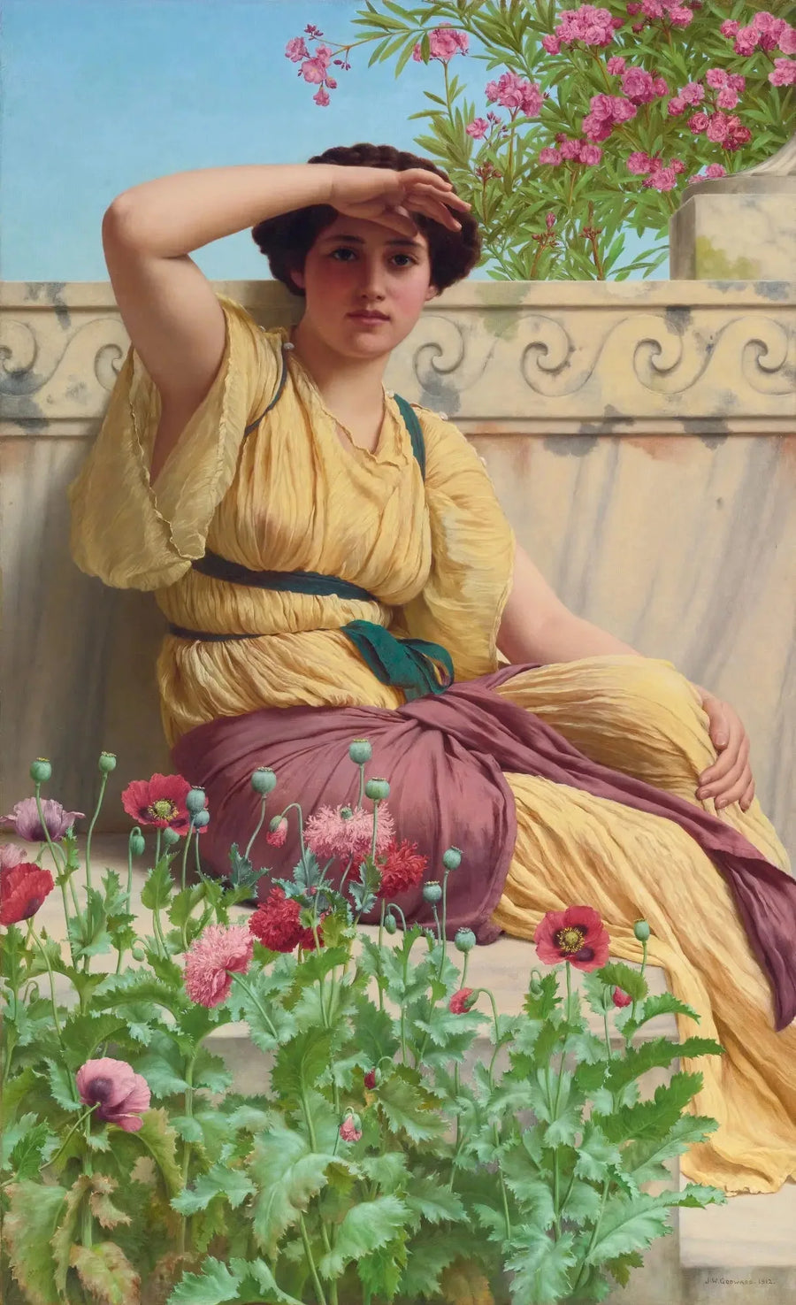 Romanttinen tapaaminen - John William Godward