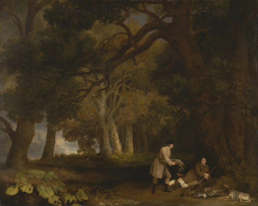 Lepo ampumisen jälkeen - George Stubbs