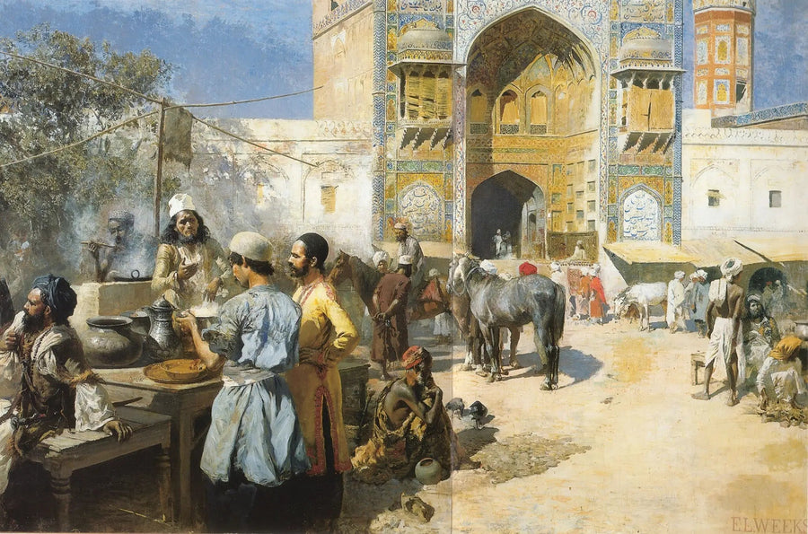 Ulkoilmaravintola, Lahore - Edwin Lord Weeks