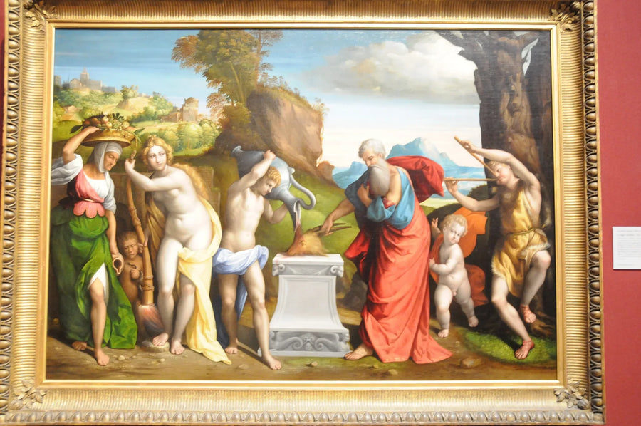 Un sacrifice païen - Benvenuto Tisi