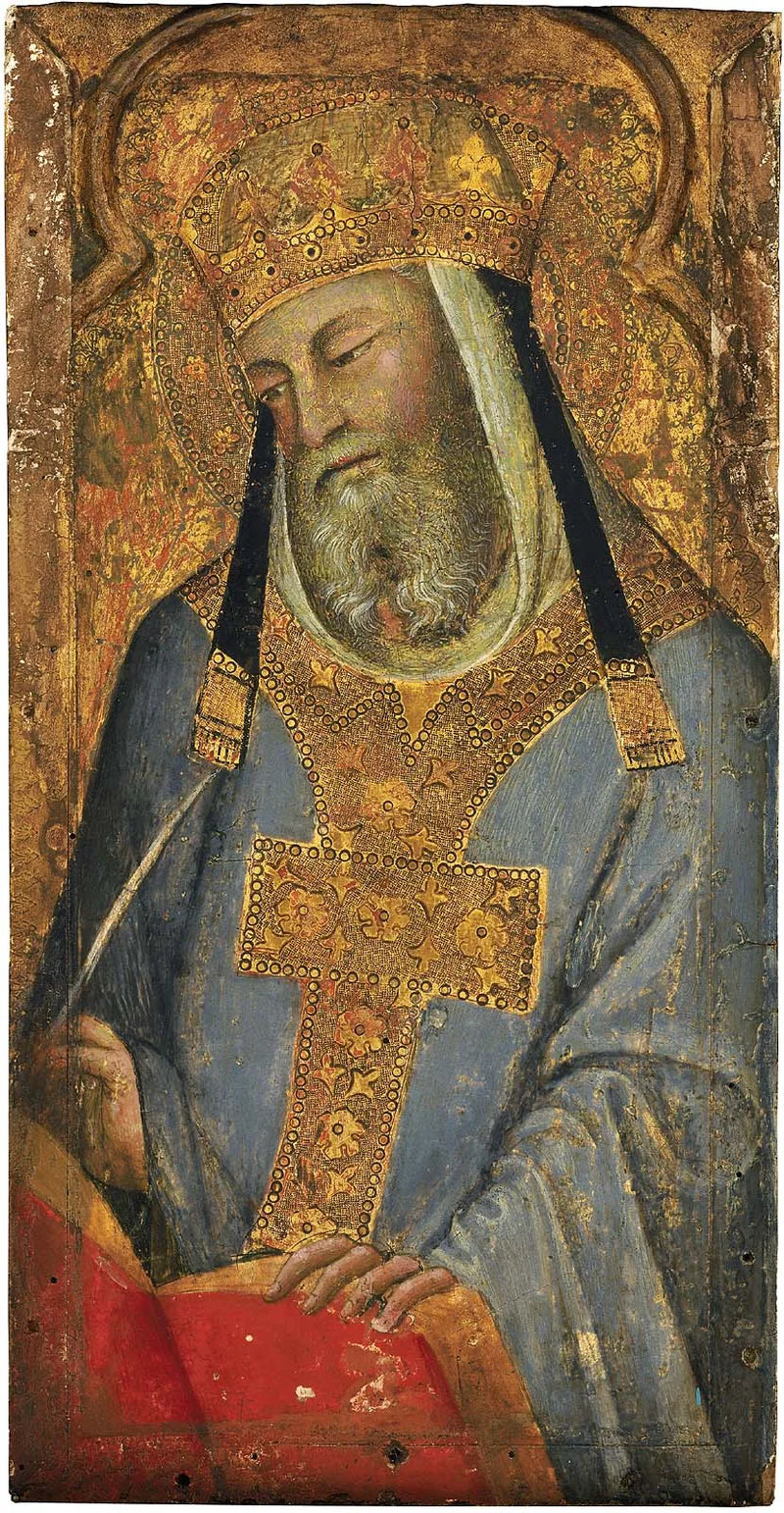 Pyhä paavi (Pyhä Gregorius Suuri?) - Bartolo di Fredi
