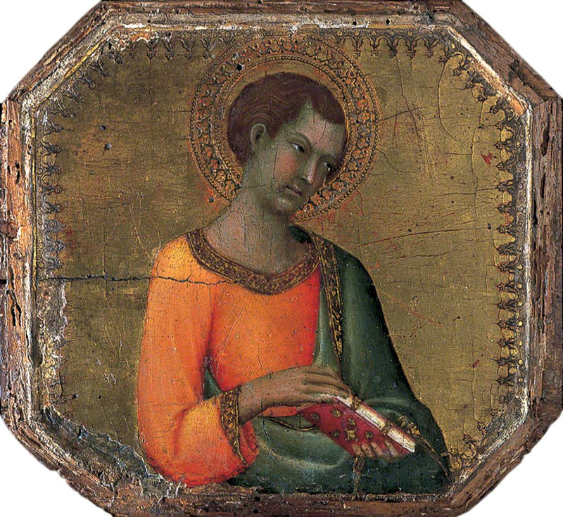 Pyhä henkilö, joka pitää kirjaa - Simone Martini