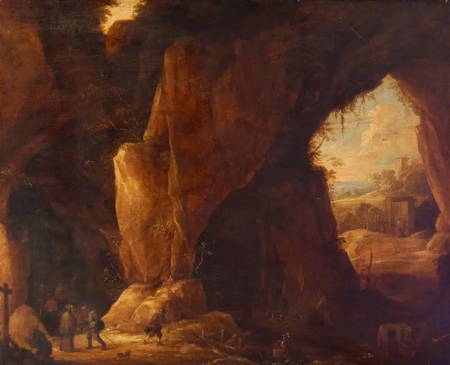 Pyhäkkö luolassa - David Teniers nuorempi