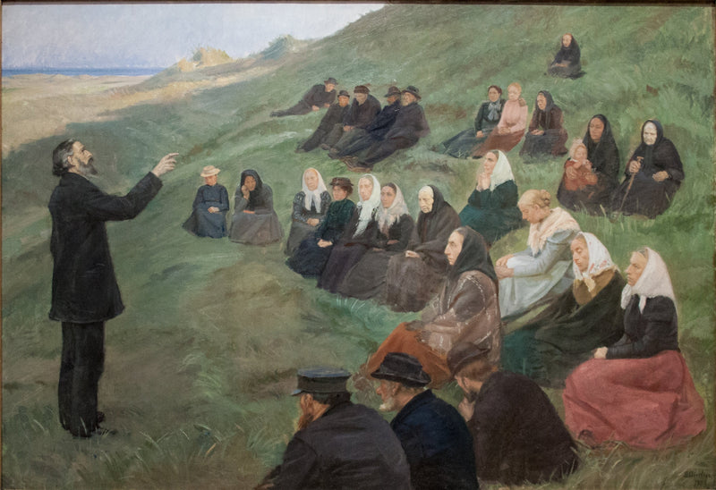 Saarna pellolla - Anna Ancher