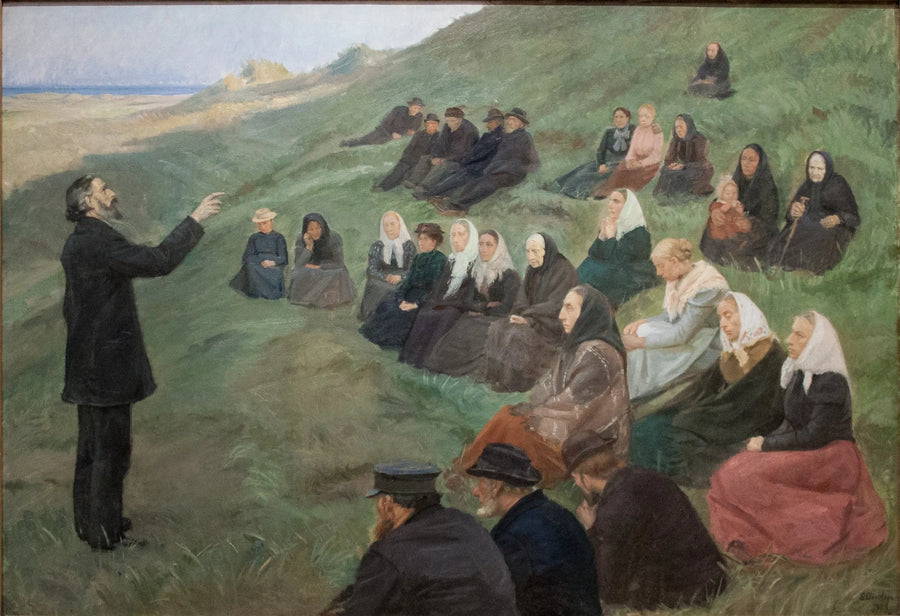 Saarna pellolla - Anna Ancher