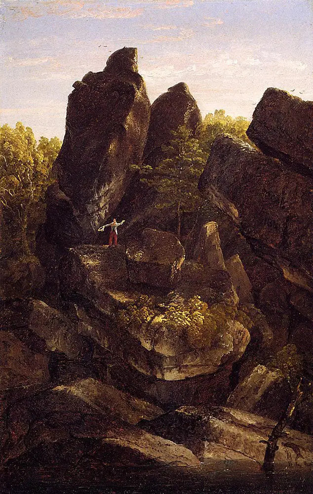Kallioinen laakso - Thomas Cole