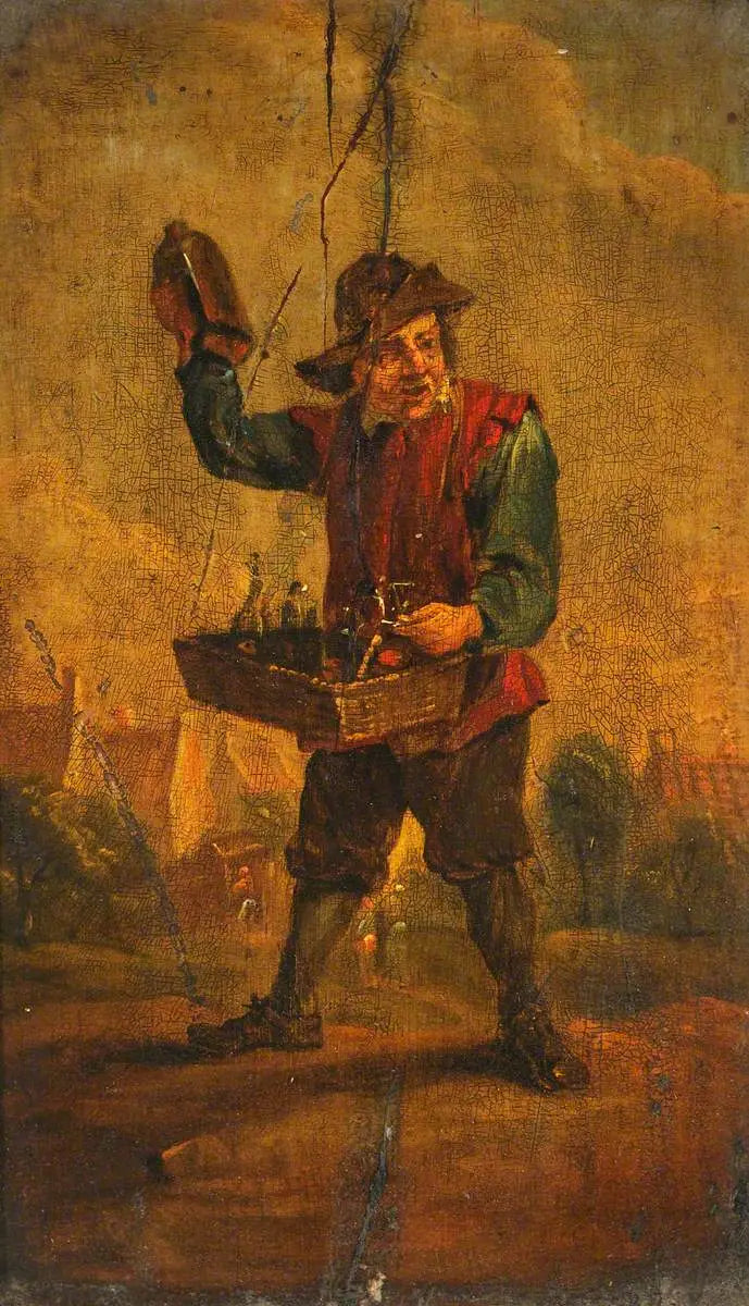 Kiertävä lääkkeiden myyjä - David Teniers nuorempi