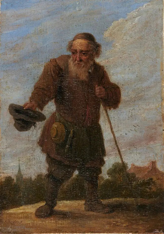 Vanha kerjäläinen - David Teniers nuorempi