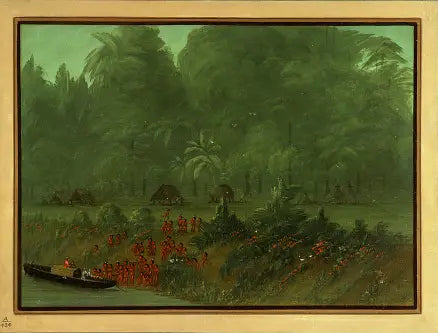 Yahua-kylä - George Catlin