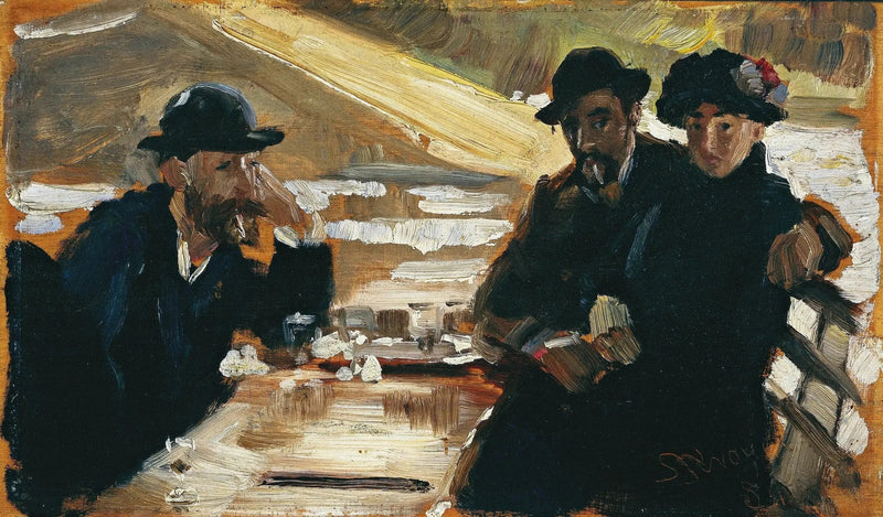Matka Seine-joella - Peder Severin Krøyer