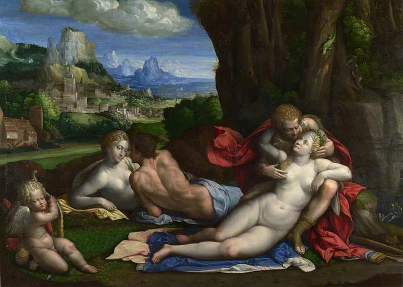 Une allégorie de l'amour - Benvenuto Tisi