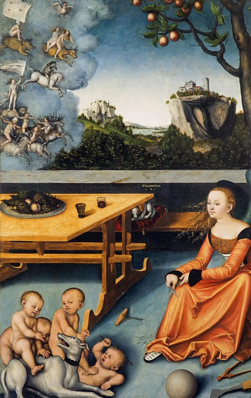 Melankolian allegoria - Lucas Cranach vanhempi