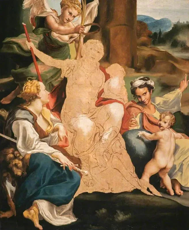 Vertouksen allegoria (kesken) - Antonio da Correggio