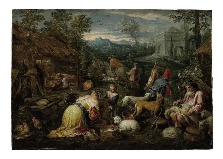 Kevään allegoria - David Teniers nuorempi