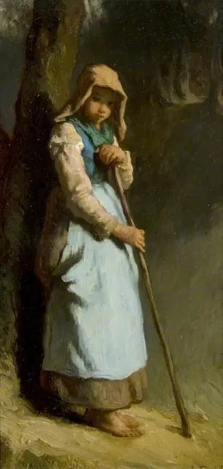 Yksi vuokralaistyttö - Jean-François Millet