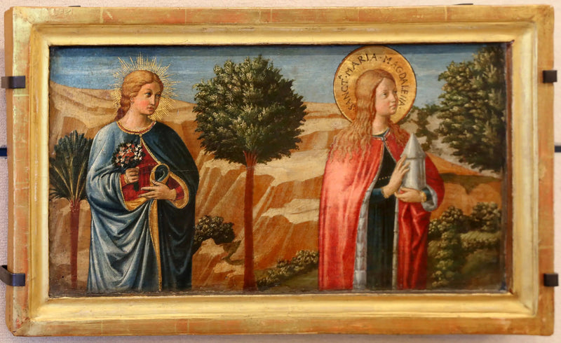 Eräs béatitudinen ja pyhän Magdalenan - Benozzo Gozzoli