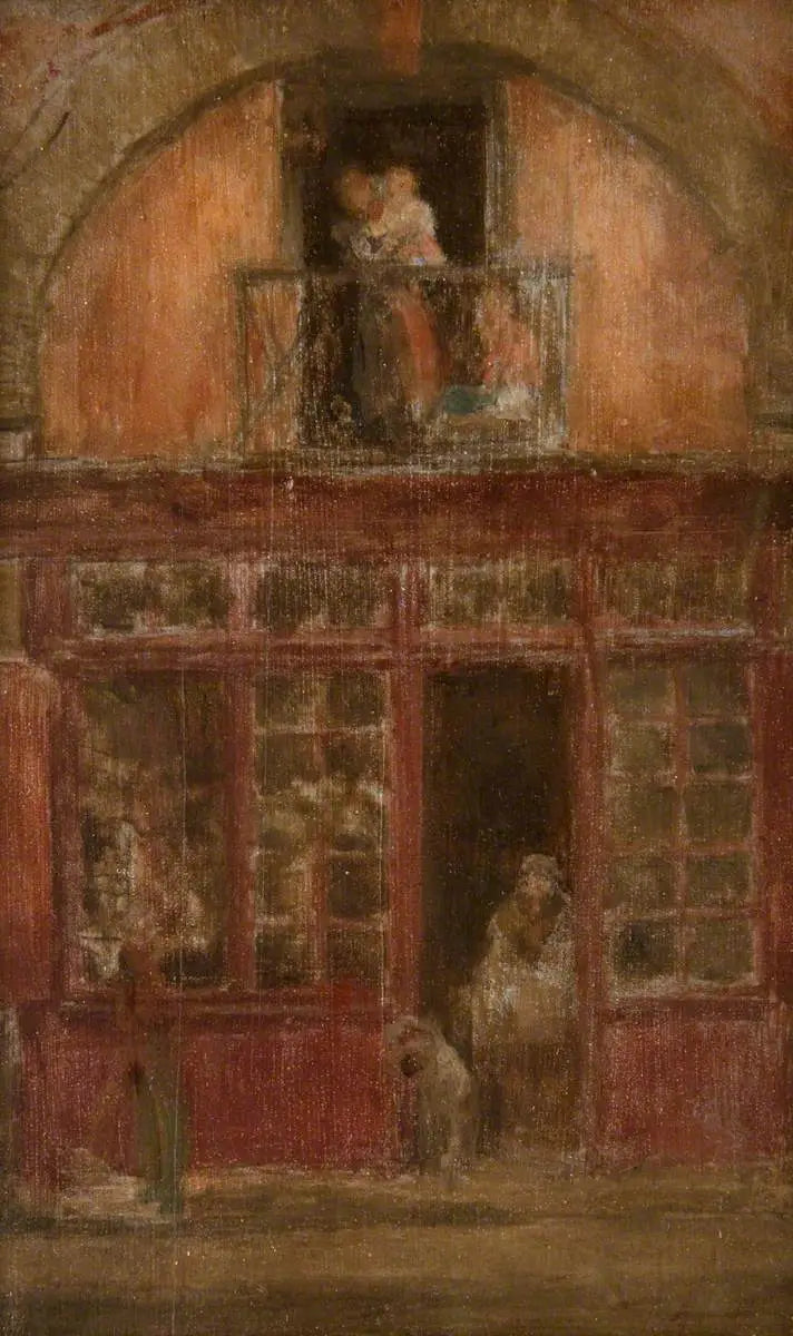 Kauppa parvekkeella - James Abbott McNeill Whistler