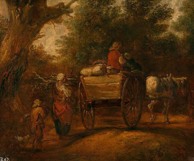 Maalaus: Maalaistalli - Thomas Gainsborough