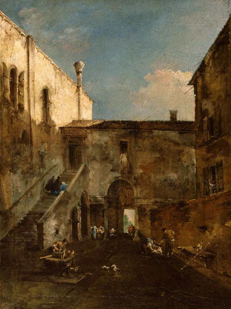 Venetsian kanava - Francesco Guardi