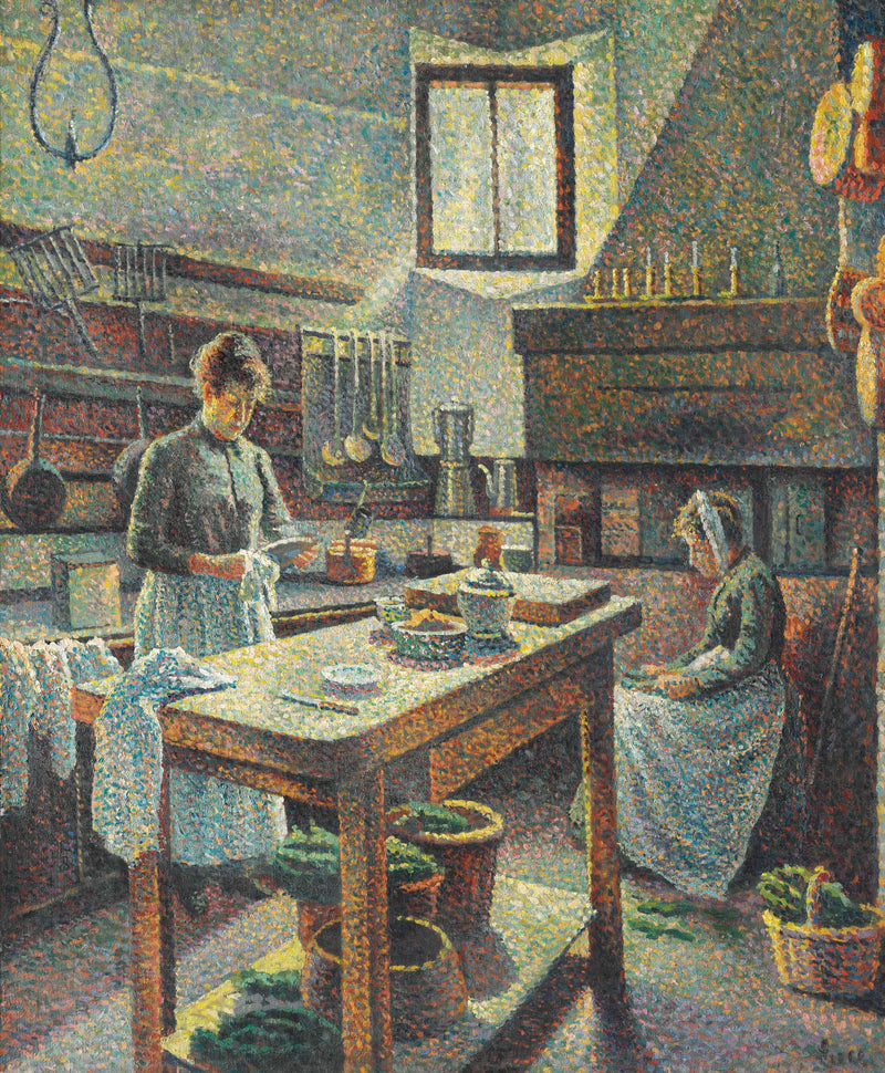 Keittiö - Maximilien Luce
