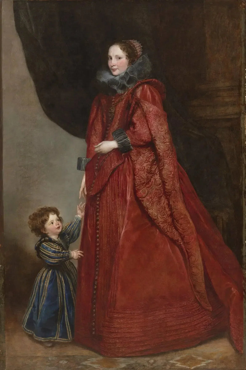 Georgenainen ja hänen lapsensa - Antoine van Dyck