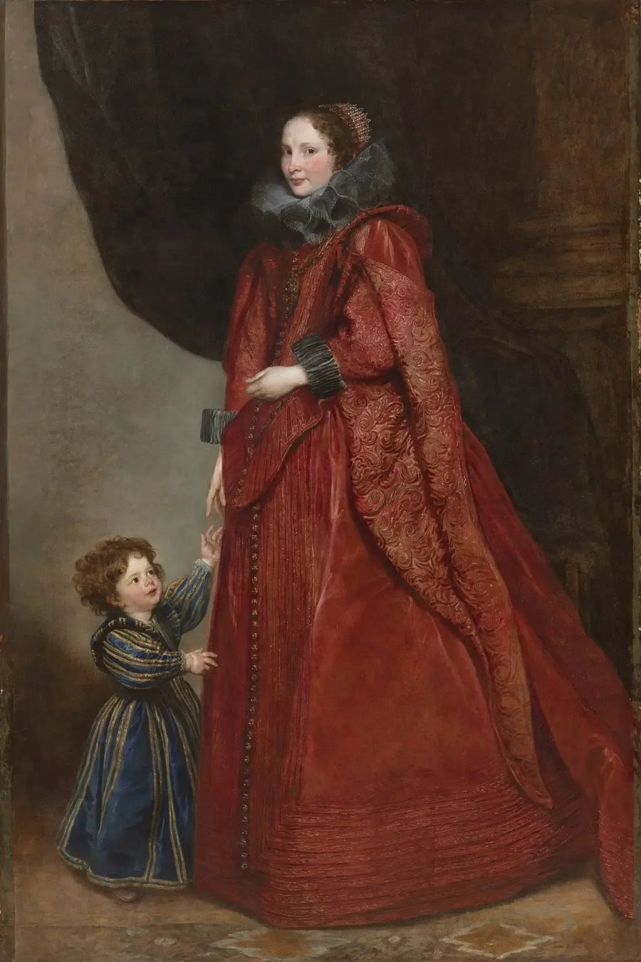 Georgenainen ja hänen lapsensa - Antoine van Dyck