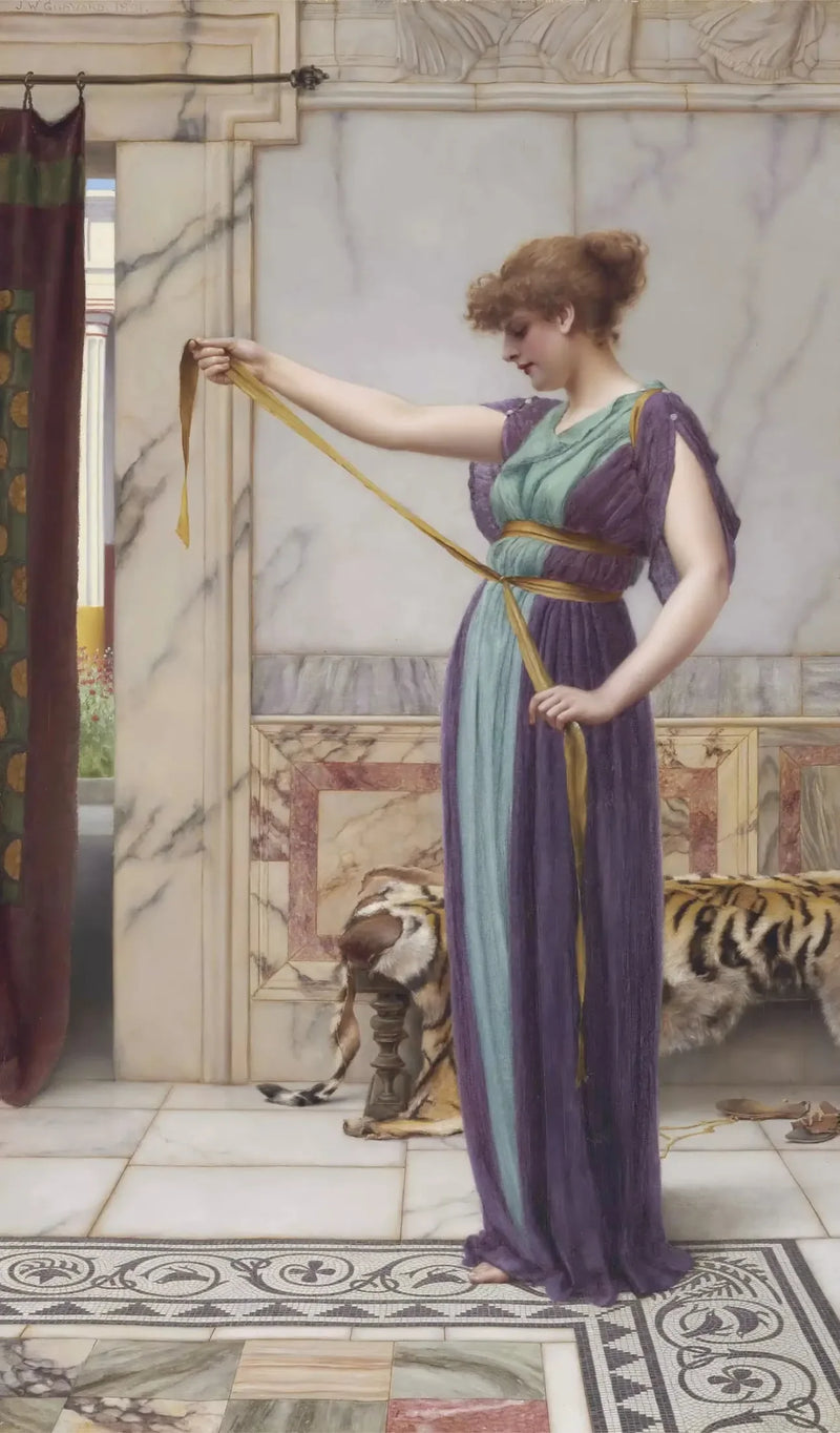 Pompeijiainen nainen - John William Godward