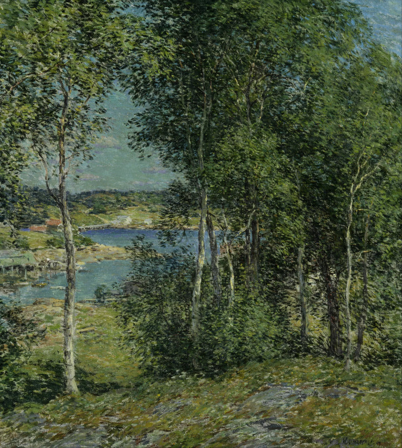 Koivujen perhe - Willard Metcalf