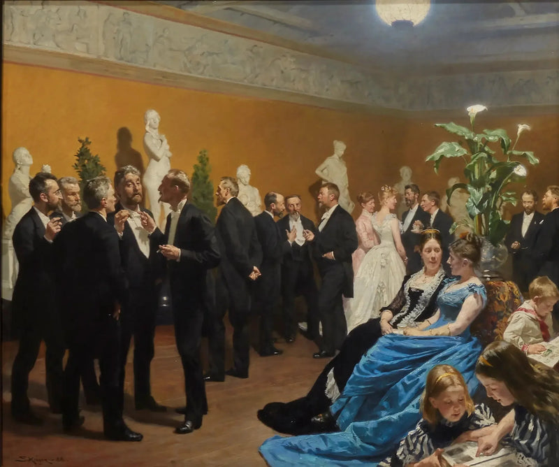 Juhla Glyptoteketissä - Peder Severin Krøyer