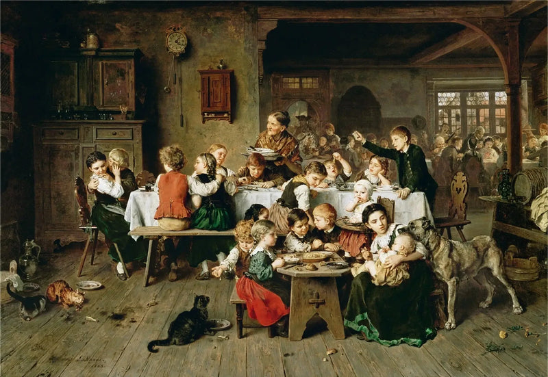 Lasten juhla (lasten pöytä) - Ludwig Knaus