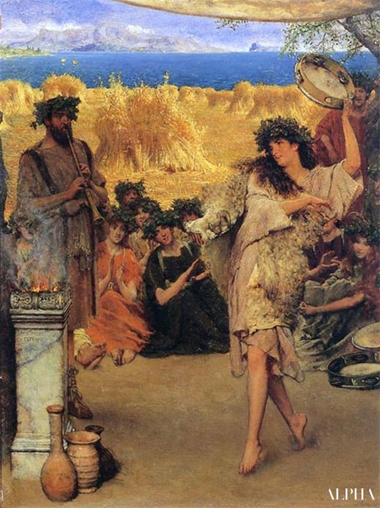 Une fête des moissons - Lawrence Alma-Tadema Reproductions de tableaux à la peinture à l’huile