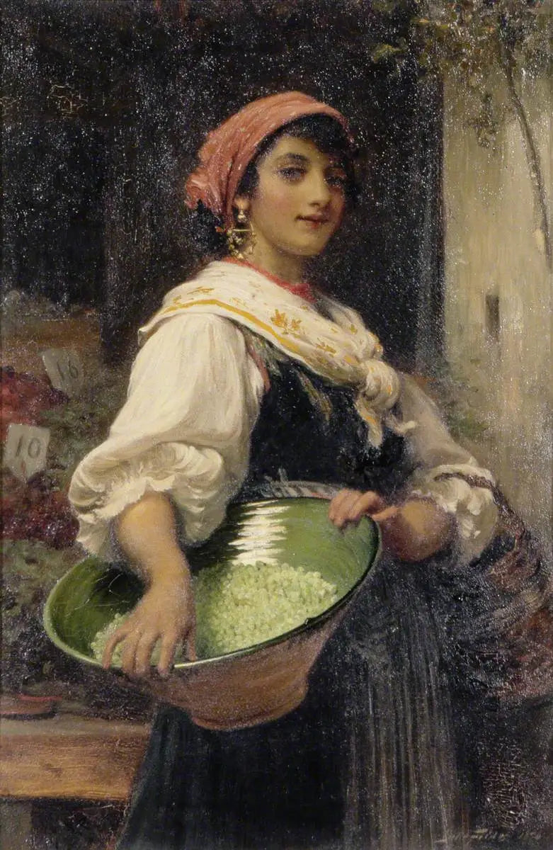 Venetsian markkinatyttö - Luke Fildes
