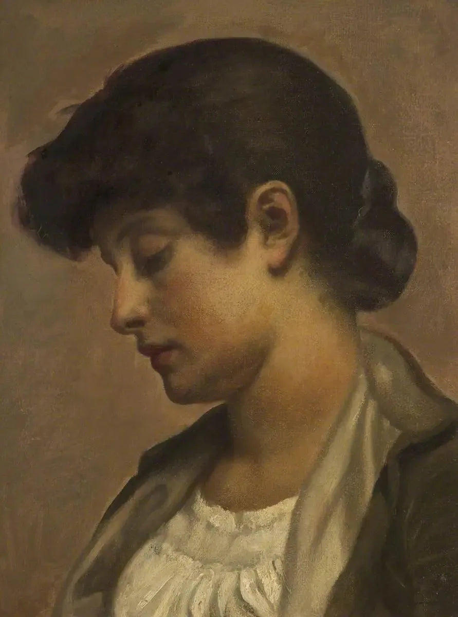 Tytön päässä - Frederic Leighton